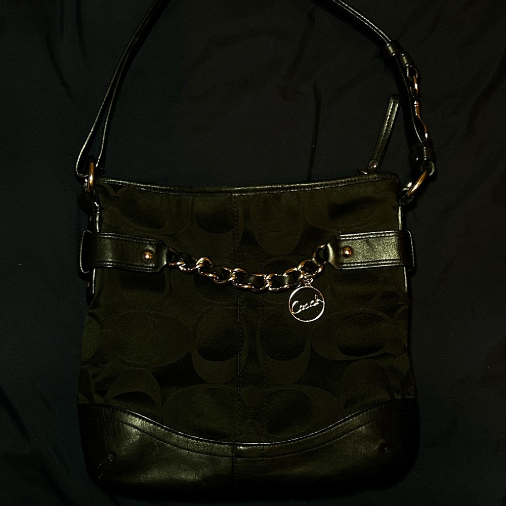 Coach Black Shoulder Bag